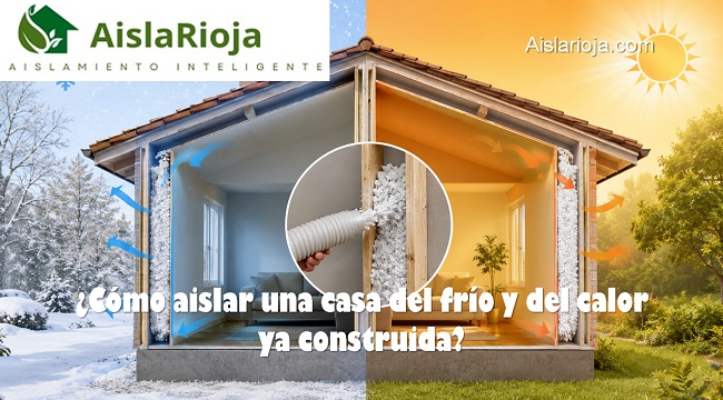 como aislar una casa del frio y del calor ya construida
