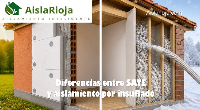 diferencias entre sate y aislamiento por insuflado